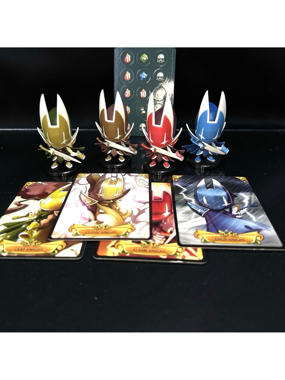 Krosmaster Dofus Knight Lot Leaf Drop Cloud Flame, Cards & Extra Tokens